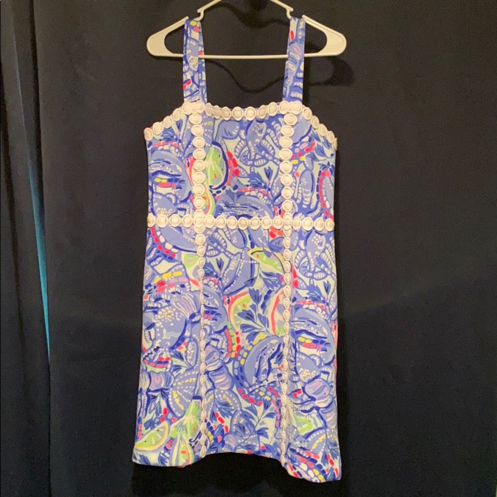 NWT Janelle Shift in Blue Peri Pinch Pinch